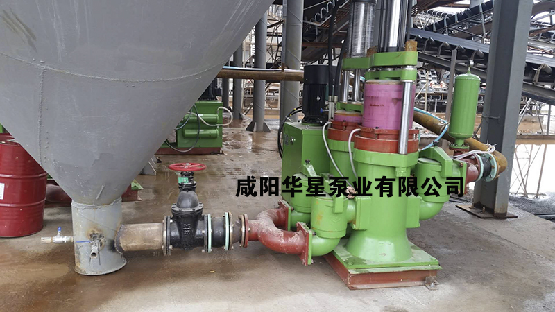 yb400陶瓷柱塞(sai)泵基本型(xing)使用現場(chang)